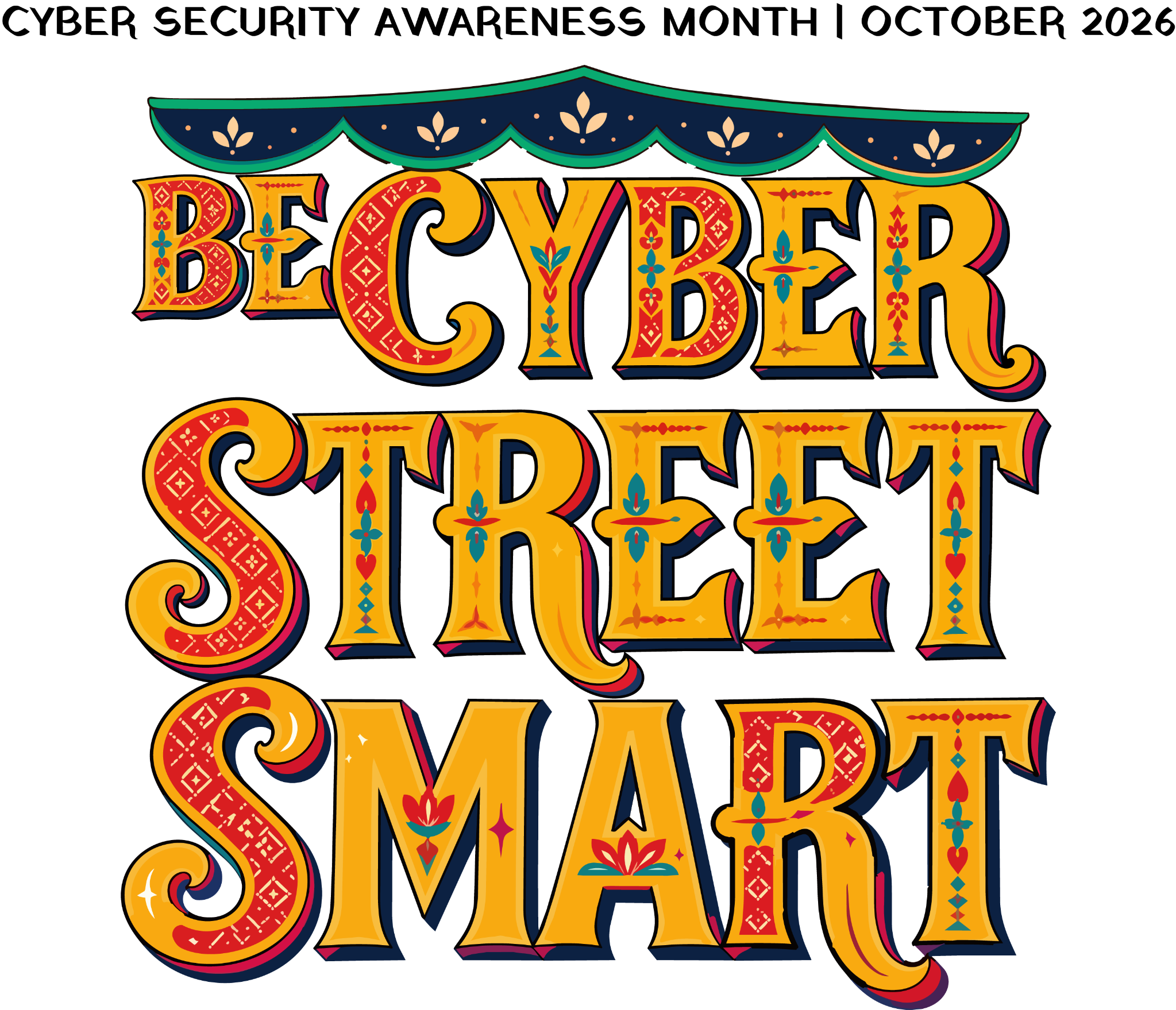 Be Cyber Street Smart campaign theme artwork